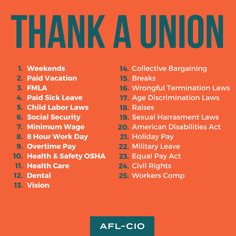 UNION ACCOMPLISHMENTS